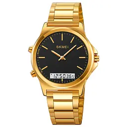 Чоловічий наручний годинник 2120GDBK Gold-Black Skmei acs0030261 - мініатюра 5