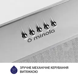 Витяжка повновбудована MINOLA HBI 5627 I 1000 LED - мініатюра 6