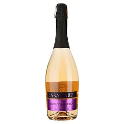 Вино ігристе Casa Farive Prosecco DOC Rose Brut, рожеве, сухе, 0,75 л