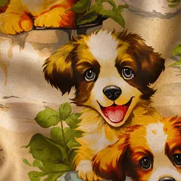 Комплект постільної білизни MirSon бязь BABY Puppy Picnic 110 x 140 см (2200013681625) - мініатюра 6