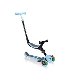 Самокат Globber Go up foldable plus lights, пастельно-синій (743-200) - мініатюра 13