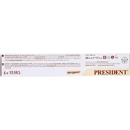 Зубна паста President Junior Toothpaste Choco 6+ years 50 мл - мініатюра 2