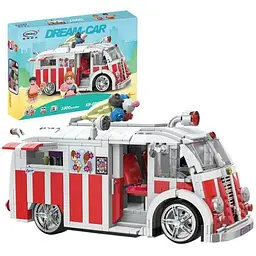 Конструктор XINGBAO XB-08004 MOC Фургон із морозивом, 1000 елемента - мініатюра 2