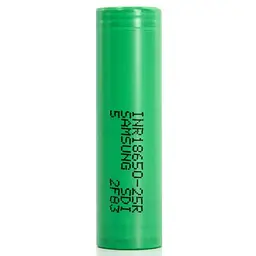 Акумулятор Samsung INR18650-25R 18650 2500mah 20А Зелений - мініатюра 4