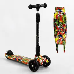 Самокат Best Scooter 62х16х29 см Різнобарвний 000231622 - мініатюра 2