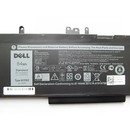 Акумулятор до ноутбука Dell Latitude E5570 WJ5R2, 84Wh (7280mAh), 6cell, 11.4V, Li-ion (A47406) - мініатюра 2