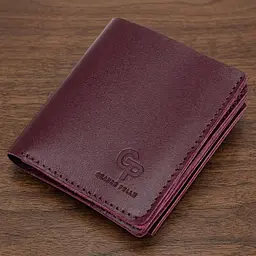Шкіряне жіноче портмоне Grande Pelle 11518 бордове - мініатюра 1