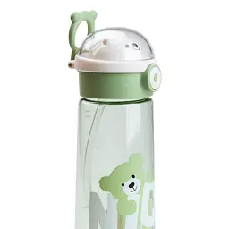 Пляшка для води Nice 620 мл із кришкою фліп топ на защіпці, зелений Happy Life HP17300GR - мініатюра 11