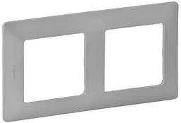 Рамка 2 пости Valena LIFE алюміній Legrand osv0002001