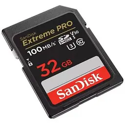 Карта пам'яті SanDisk 32GB SD class 10 UHS-I U3 V30 Extreme PRO (SDSDXXO-032G-GN4IN) - мініатюра 3