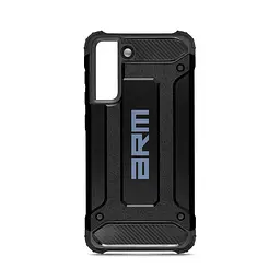 Чехол для Samsung Galaxy S21 FE 5G (G990), Panzer, черный, противоударный, бронированный, милитари, панель-накладка, защита всего корпуса, защита дисплея и камеры, термополиуретан (TPU) + поликарбонат (PC), ArmorStandart (ARM70782)