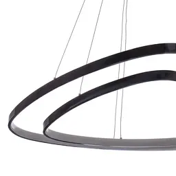Люстра Brille стельова підвісна для холу BL-571S/95W NW BK LED - мініатюра 2