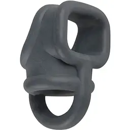 Кільце ерекційне Boners Liquid Silicone Ball Splitter 7 см сірий