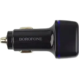 Автомобільний зарядний пристрій Borofone BZ14A PD20W QC3.0 Type C to Lightning 3A Чорний