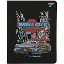 Щоденник шкільний Yes Night city drifter A5 PU-обкладинка (911609)