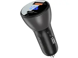 Автомобільний зарядний пристрій Acefast B6 Fast Charge Car Charger 63 W Black (AFB6B)