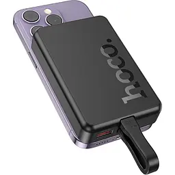Зовнішній акумулятор Hoco Q24 Elegant MagSafe 10000mAh 22.5W Black [117330] - мініатюра 2
