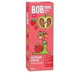 Bob Snail цукерки яблучно-полуничні 30г 0316 П (4820162520316)