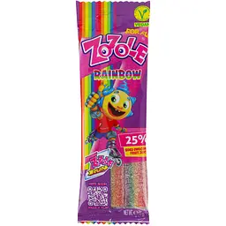 Цукерки Zozole Raibow желейні з фруктовим смаком 75 г