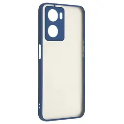 Чехол-панель-накладка для OPPO A57s 4G/A77s 4G/A57 4G/A57e 4G/A77 4G, Frosted Matte, синий, противоударный чехол с защитой всего корпуса, термополиуретан TPU + поликарбонат PC, ArmorStandart (ARM67046)