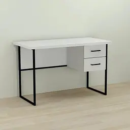 Комп'ютерний стіл Ferrum-decor Таккота 75x120x60 чорний ДСП Білий 32мм (FRD-101921)