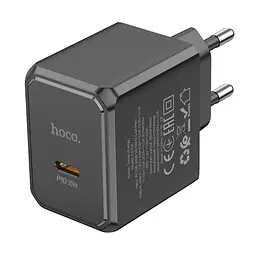 Зарядний пристрій Hoco CS15A Type-C PD30W чорний - мініатюра 5