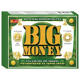 Настільна Ранок гра. Big money