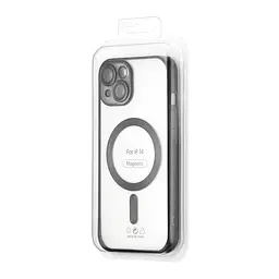 Чохол Ductil Metallic Edge with MagSafe (Protected Camera & Lens) iPhone 14 Black - мініатюра 2