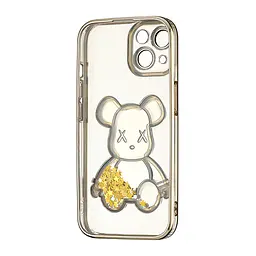 Чохол Shining Bear Case Protected Camera iPhone 15 Gold - мініатюра 3
