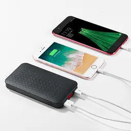 Портативна батарея Power Bank Hoco J29A Cool Square 10000 mAh Black - мініатюра 3