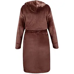 Халат банний Soho Lavender cappuccino с капюшоном, флісовий, XL, коричневий (1227к) - мініатюра 2