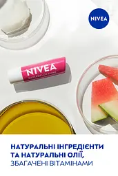 Бальзам-догляд для губ NIVEA Watermelon Shine Кавунове сяйво 4.8 г - мініатюра 3