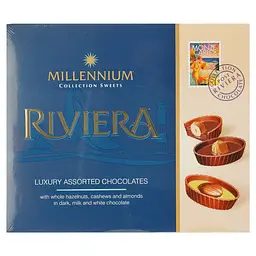 Набір: Вино Grand Maestro Rouge AOP Costieres de Nimes червоне сухе 0.75 л + Цукерки Millennium Riviera 125 г - мініатюра 4