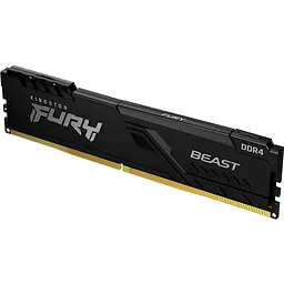 Модуль пам'яті Kingston Fury Beast DDR4 16GB 3200MHz Black (KF432C16BB1/16) - мініатюра 2
