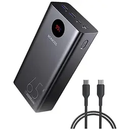 Зовнішній акумулятор Romoss павербанк PEA40 Pro 65W 40000mAh Black