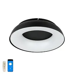 Люстра LED Levistella 797MX6018 (480) BK, 70W, три режими світла, пластиковий плафон, для вітальні