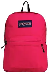 Рюкзак яскравий Jansport Superbreak 25L Малиновий - мініатюра 3