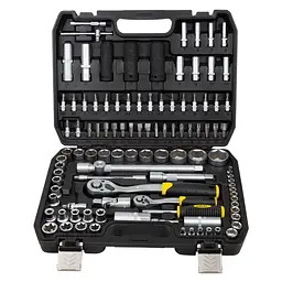 Набір насадок торцевих і біт Sigma 1/4" 1/2" 114 шт CrV (6003781) - мініатюра 2