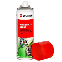 Смазка медная Wurth высокотемпературная CU 800 спрей 300 мл (0893800)