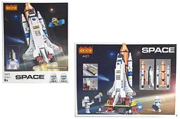 Конструктор "COGO" "Космічний шатл" 404дет 4421(Р) р.41 x 30,5 x 6,3см
