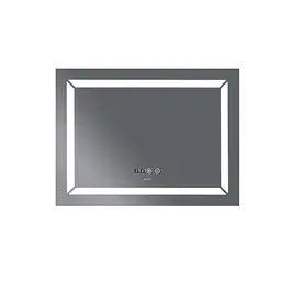 Дзеркало Mixxus Light MR01-80x60 (годинник, LED-підсвічування, антизапотівання) MI5998 - мініатюра 6