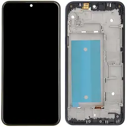 Дисплей LG X520 K50 /X525 Q60 чорний, з рамкою, Aurora Black
