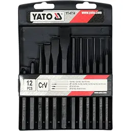 Набір зубил, кернерів і пробійників Yato 12 предметів (YT-4714) - мініатюра 3