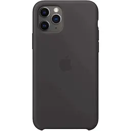 Оригінальний силіконовий чохол Apple Silicone Case для iPhone 11 Pro (5.8") Black (MWYN2ZM/A) - мініатюра 2