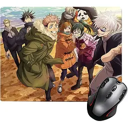 Ігрова поверхня Nextprint Магічна Битва Jujutsu Kaisen з персонажами 220 х 180 мм (23725) 