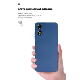 Чохол до мобільного телефона Armorstandart ICON Case Motorola G04 Camera cover Dark Blue (ARM73891) - мініатюра 7