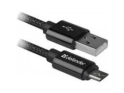 Кабель Defender USB08-03T PRO Black 1м (87802) - мініатюра 2