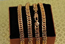 Ланцюг Xuping Jewelry кобра 50 см 7,5 мм золототистий