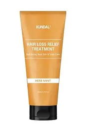 Кондиціонер для волосся пивний "М'ята" 200 мл Kundal Beer Yeast Hair Loss Relief Treatment Herb Mint