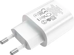 Мережевий зарядний пристрій Hoco N22 PD 25w White (760067) [81007] - мініатюра 5